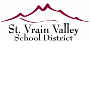 St. Vrain Valley School District logo. 